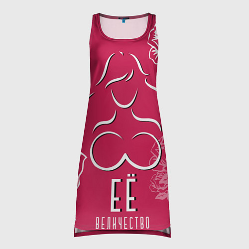 Женская туника Её величество Розы / 3D-принт – фото 1