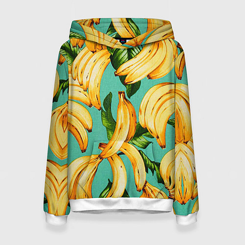 Женская толстовка Банан / 3D-Белый – фото 1