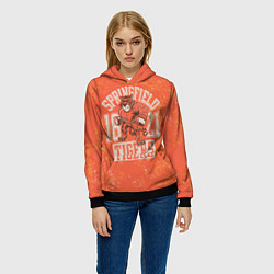 Толстовка-худи женская Team t-shirt 12, цвет: 3D-черный — фото 2