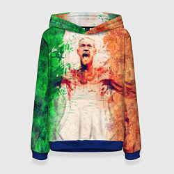 Толстовка-худи женская Conor McGregor: Ireland, цвет: 3D-синий