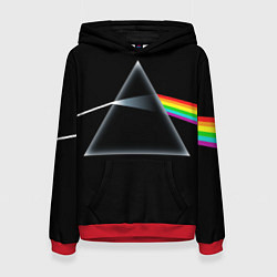 Толстовка-худи женская Pink floyd, цвет: 3D-красный