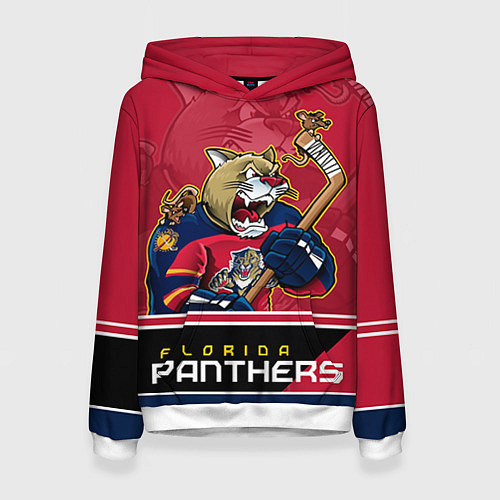 Женская толстовка Florida Panthers / 3D-Белый – фото 1