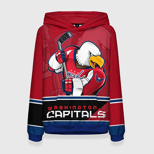 Женская толстовка Washington Capitals / 3D-Синий – фото 1