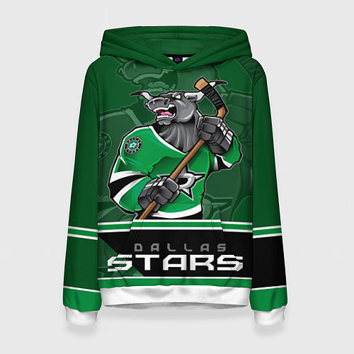 Женская толстовка Dallas Stars / 3D-Белый – фото 1
