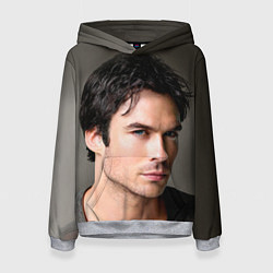 Толстовка-худи женская Ian Somerhalder, цвет: 3D-меланж