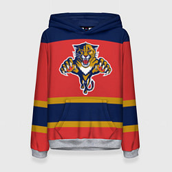 Толстовка-худи женская Florida Panthers, цвет: 3D-меланж