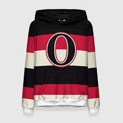 Толстовка-худи женская Ottawa Senators O, цвет: 3D-белый