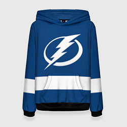 Толстовка-худи женская Tampa Bay Lightning, цвет: 3D-черный