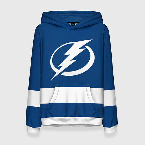Женская толстовка Tampa Bay Lightning / 3D-Белый – фото 1