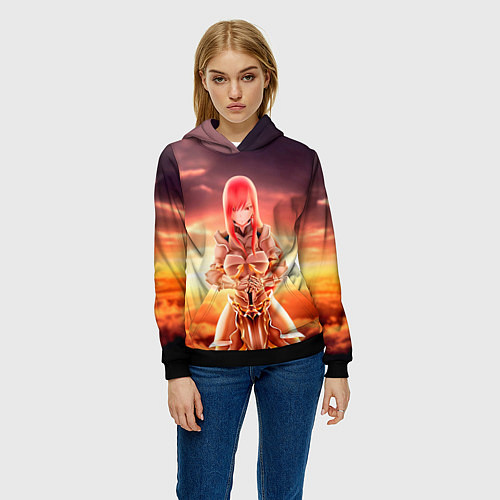 Женская толстовка Fairy Tail / 3D-Черный – фото 3