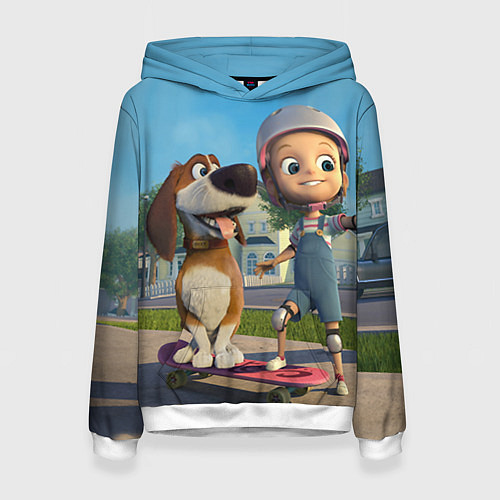 Женская толстовка Оззи и подружка / 3D-Белый – фото 1