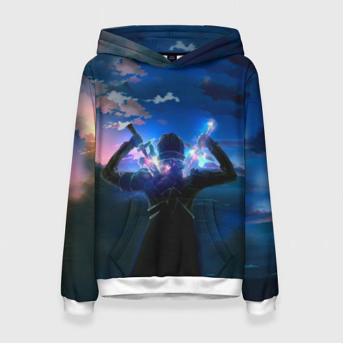 Женская толстовка Мастера меча онлайн / 3D-Белый – фото 1