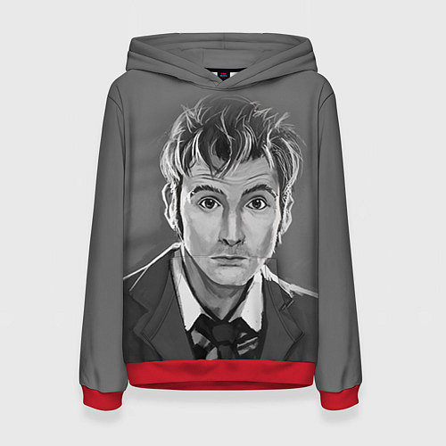 Женская толстовка Doctor Who: fun-art / 3D-Красный – фото 1