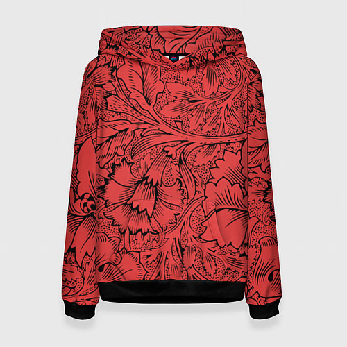 Женская толстовка Огония страсти / 3D-Черный – фото 1