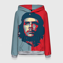 Толстовка-худи женская Che Guevara, цвет: 3D-меланж