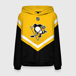 Толстовка-худи женская NHL: Pittsburgh Penguins, цвет: 3D-черный