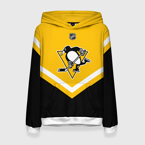 Женская толстовка NHL: Pittsburgh Penguins / 3D-Белый – фото 1