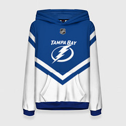 Толстовка-худи женская NHL: Tampa Bay Lightning, цвет: 3D-синий