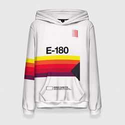 Толстовка-худи женская VHS E-180, цвет: 3D-белый