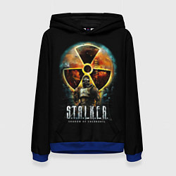 Толстовка-худи женская STALKER: Shadow of Chernobyl, цвет: 3D-синий