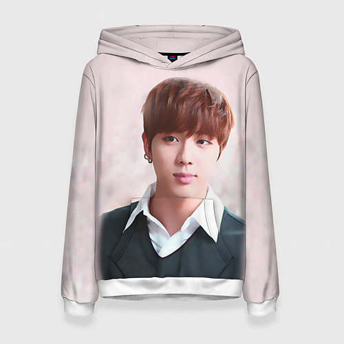 Женская толстовка Kim SeokJin / 3D-Белый – фото 1