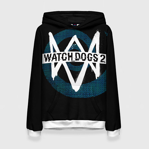 Женская толстовка Watch Dogs 2 / 3D-Белый – фото 1
