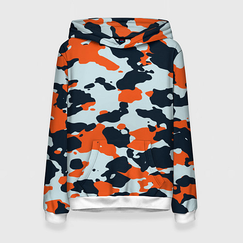 Женская толстовка CS:GO Asiimov Camouflage / 3D-Белый – фото 1