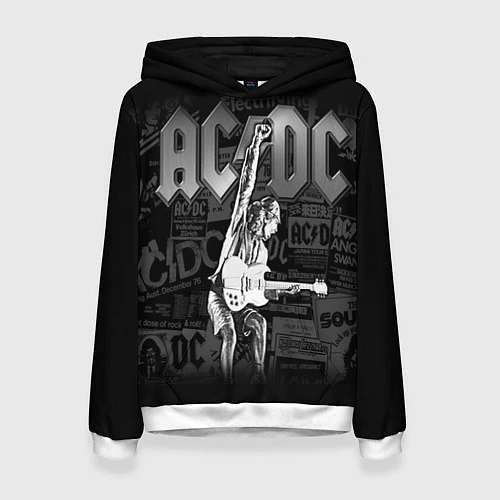 Женская толстовка AC/DC: Rock You / 3D-Белый – фото 1