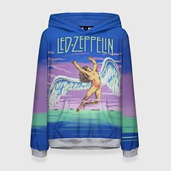 Толстовка-худи женская Led Zeppelin: Angel, цвет: 3D-меланж