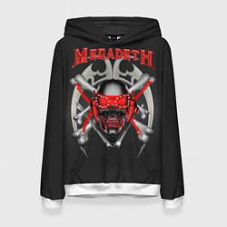 Женская толстовка Megadeth: Blooded Skull