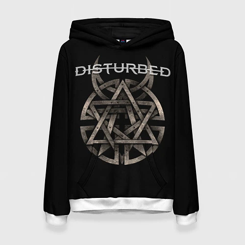 Женская толстовка Disturbed Logo / 3D-Белый – фото 1