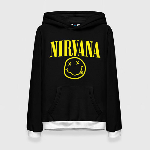 Женская толстовка Nirvana Rock / 3D-Белый – фото 1