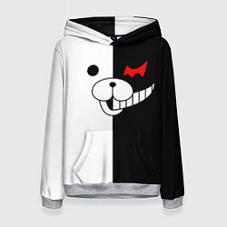 Толстовка-худи женская Monokuma, цвет: 3D-меланж