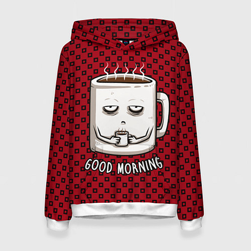Женская толстовка Good Morning / 3D-Белый – фото 1