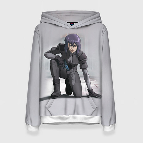 Женская толстовка Ghost In The Shell 5 / 3D-Белый – фото 1