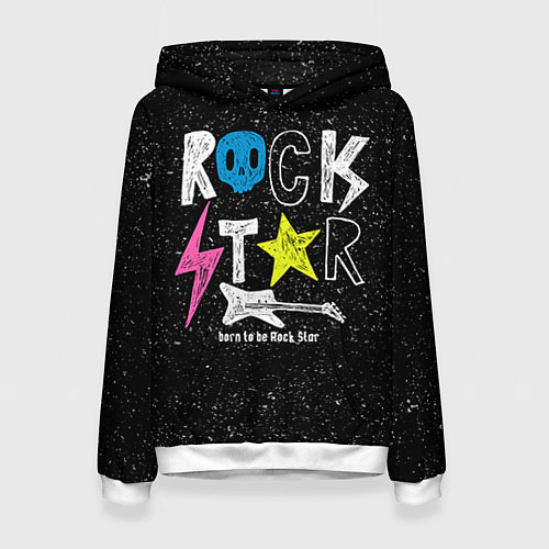 Женская толстовка Rock Star / 3D-Белый – фото 1