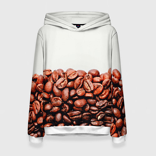 Женская толстовка Coffee / 3D-Белый – фото 1