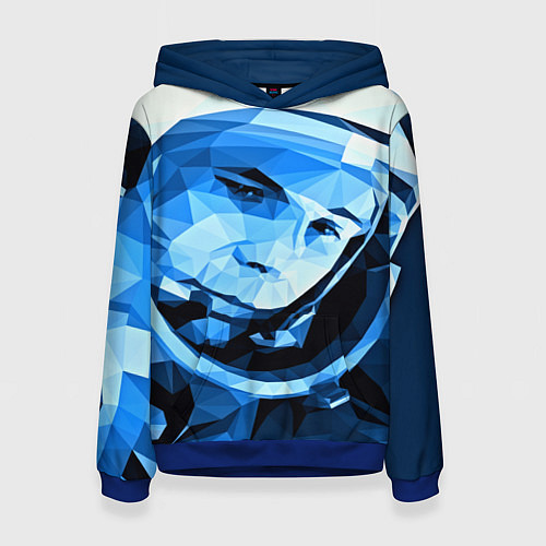 Женская толстовка Gagarin Art / 3D-Синий – фото 1