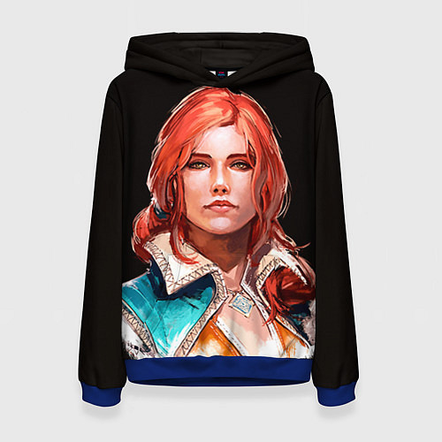 Женская толстовка Трисс / 3D-Синий – фото 1