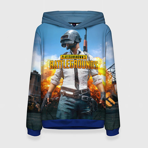 Женская толстовка PUBG Wars / 3D-Синий – фото 1
