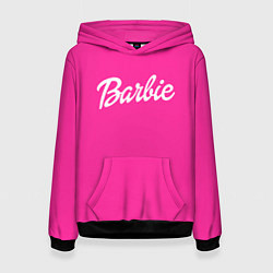 Толстовка-худи женская Барби, цвет: 3D-черный