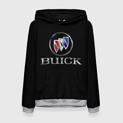 Толстовка-худи женская Buick, цвет: 3D-меланж