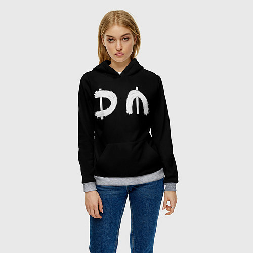 Женская толстовка DM Rock / 3D-Меланж – фото 3