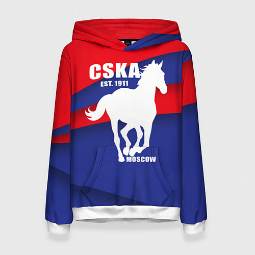 Женская толстовка CSKA est. 1911 / 3D-Белый – фото 1