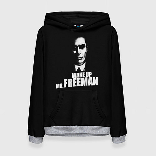 Женская толстовка Wake up Mr. Freeman / 3D-Меланж – фото 1