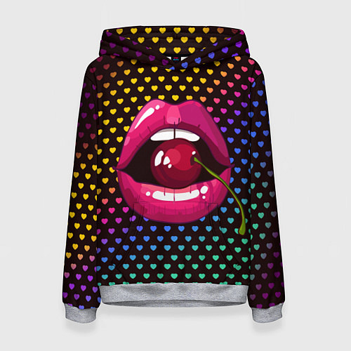 Женская толстовка Pop art / 3D-Меланж – фото 1