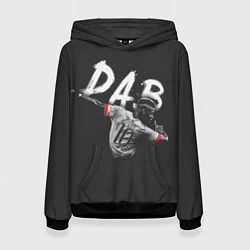 Толстовка-худи женская Paul Pogba: Dab, цвет: 3D-черный