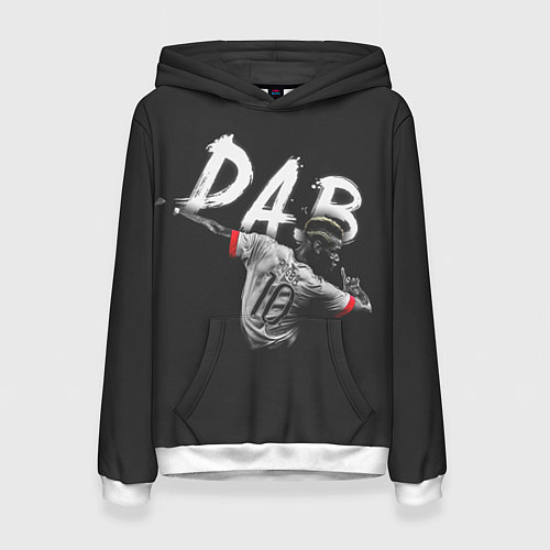 Женская толстовка Paul Pogba: Dab / 3D-Белый – фото 1