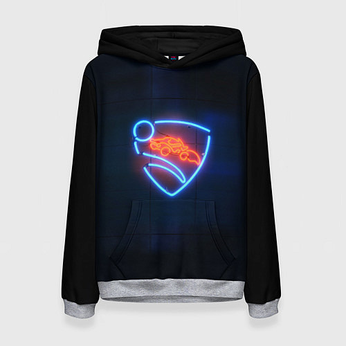 Женская толстовка Rocket League / 3D-Меланж – фото 1