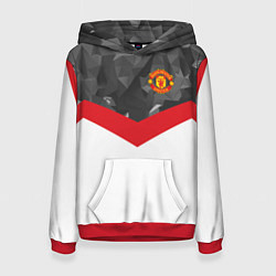 Женская толстовка Man United FC: Grey Polygons